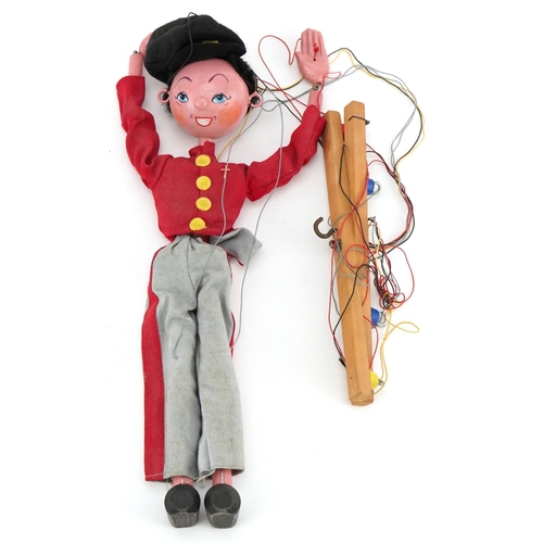 1327 - A vintage Pelham puppet with box - SS Fritzi.