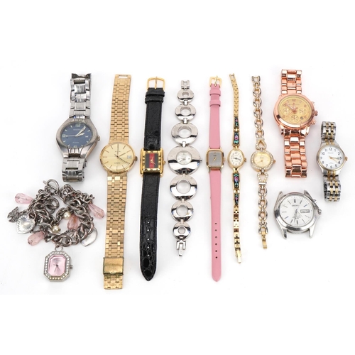 3756 - Vintage and later ladies and gentlemen's wristwatches including Avia, Sekonda, Seiko and Limit.