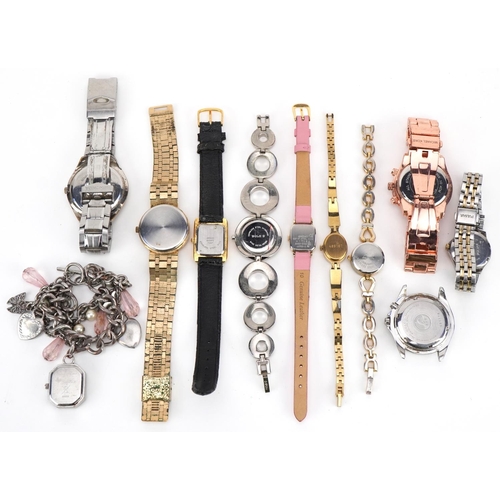 3756 - Vintage and later ladies and gentlemen's wristwatches including Avia, Sekonda, Seiko and Limit.