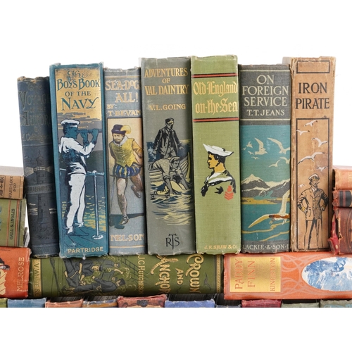 2341 - A collection of nautical themed hardback books including Crown & Anchor by J C Hutcheson, The Boy Sk... 