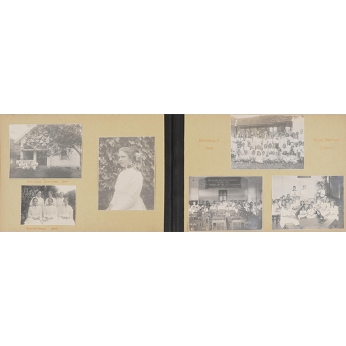 2241 - An album of early 20th century black and white photographs relating to a Samaritan's visit to Java, ... 