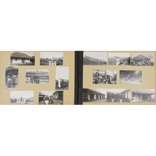 2241 - An album of early 20th century black and white photographs relating to a Samaritan's visit to Java, ... 