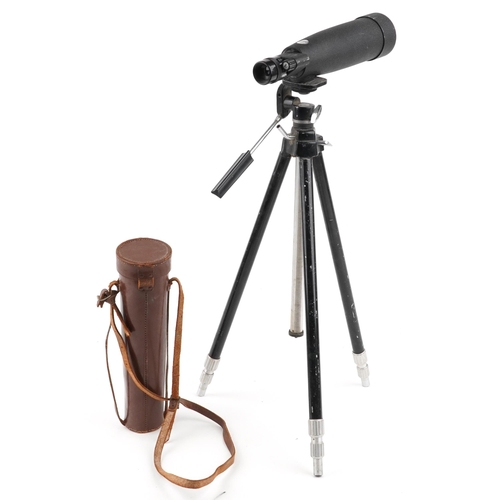 1002 - Michel of Hamburg, a Supra 15-60X telescope with a tripod stand.