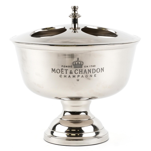 1032 - Moët & Chandon design four bottle Champagne ice bucket, 38cm high x 37cm in diameter.