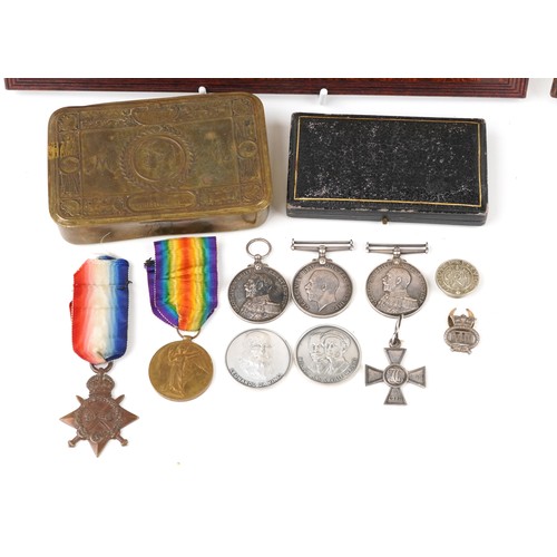 2357 - Naval militaria relating to WW1 Leading Stoker K.60 John Jack Luker who served throughout the First ... 