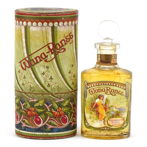 1025 - An early 20th century J. Grossmith & Son, Wana-Ranee perfume bottle, circa 1920, sealed, with origin... 