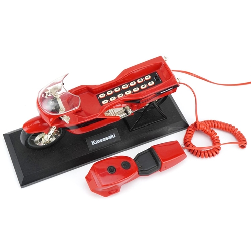 1127 - ** WITHDRAWN **A late 20th century novelty telephone in the form of a Kawasaki Ninja motorbike manuf... 