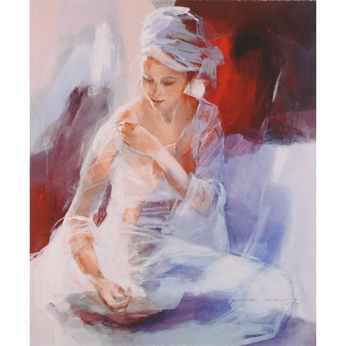 1424 - Christine Comyn - Sheherezade, 20th century Belgian school signed and limited editioned print, 65/79... 