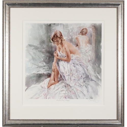 1423 - Gordon King - Reflective Mood, contemporary British school artist's proof limited edition giclée pri... 