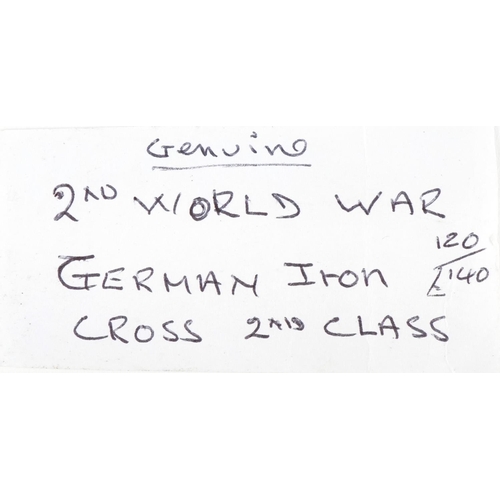 2417 - German military World War II 2nd Class Iron Cross.