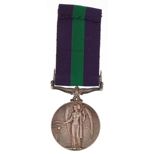 2367 - A British military George V General Service medal awarded to G H Sutherland with Iraq bar.