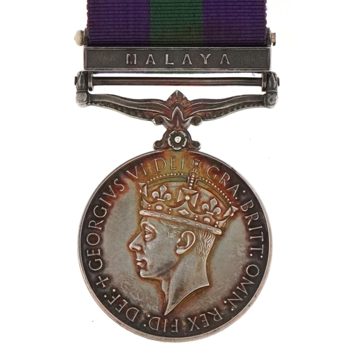 2381 - A George V British military General Service medal awarded to 21049493 PTE.M.J.KNOWLES.DEVON.