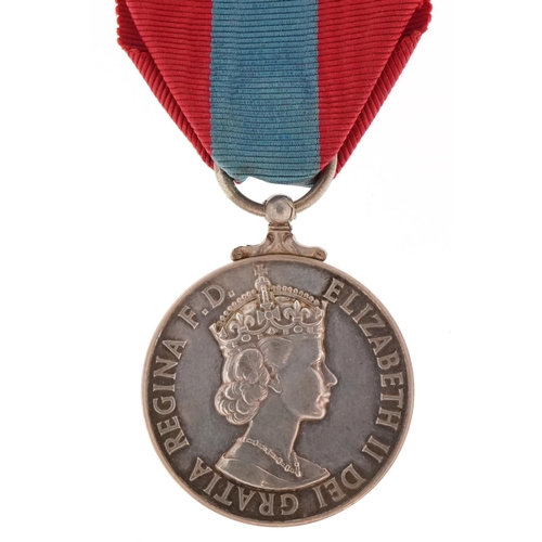 2404 - An Elizabeth II Imperial Service medal for Faithful Service awarded to William George Thomas Lavende... 