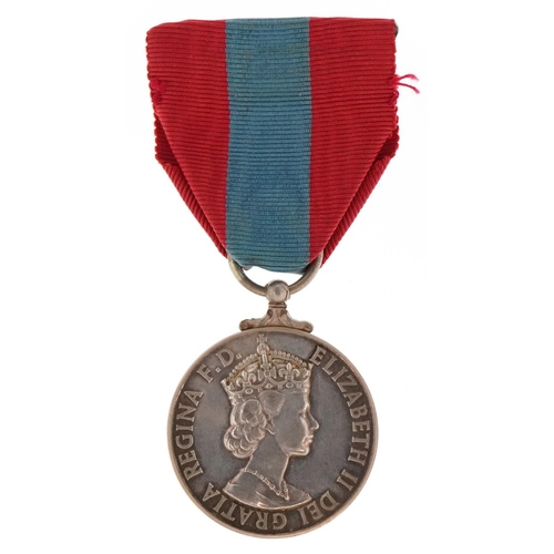 2404 - An Elizabeth II Imperial Service medal for Faithful Service awarded to William George Thomas Lavende... 