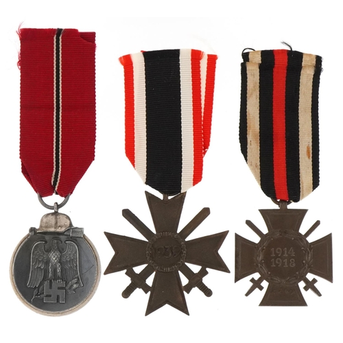 2420 - Three German military interest medals.