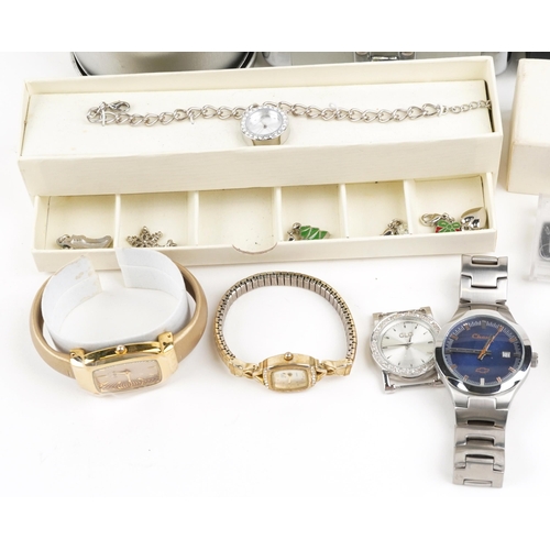 3799 - A collection of ladies and gentlemen's wristwatches, some as new including Claude Valentini, Sasha, ... 