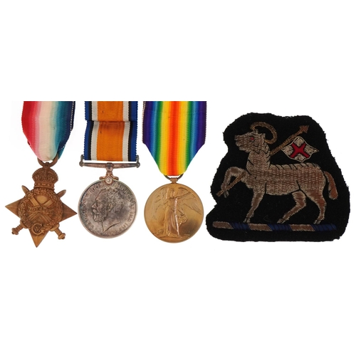 2392 - British military World War I Royal Engineers medal trio awarded to 685 SPR.E.A.GIDDENS RE and an emb... 