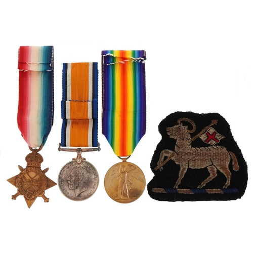 2392 - British military World War I Royal Engineers medal trio awarded to 685 SPR.E.A.GIDDENS RE and an emb... 