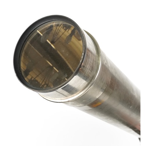  zzz G, A late 19th century German polished metal six draw telescope by Emil Busch-Rathenow, Prussia,... 