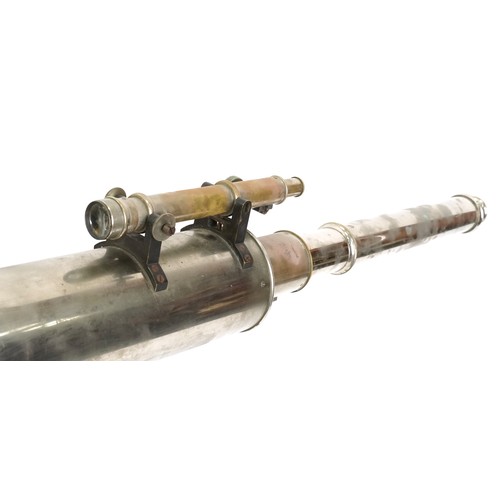  zzz G, A late 19th century German polished metal six draw telescope by Emil Busch-Rathenow, Prussia,... 