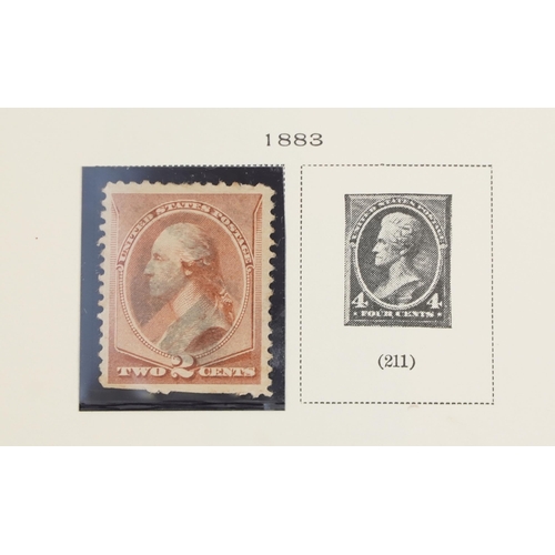 2231 - 19th century and later USA mint and used stamps including an unwatermarked 1922-25 part set up to 20... 