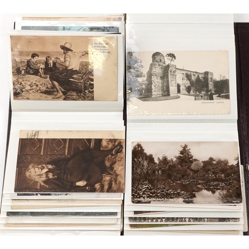 2244 - A collection of 19th century and later postcards,  some photographic views, including Ramsbury, Camb... 