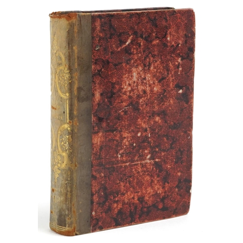 2336 - Livre de Poste (post book) Imprimerie Royale, circa 1840, French language leather bound book.