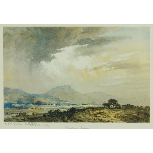 1547 - R. L. Howey - 20th century British School pair of signed and editioned prints, each framed, 14cm x 1... 