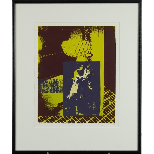 1530 - Shirley Smith - Hello Viola, Hello New York, contemporary silk screen print, signed and editioned 1/... 