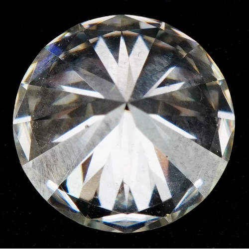 3021 - A lab grown solitaire diamond, approximately 3.35carat