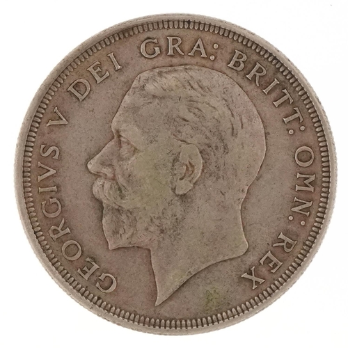 2195 - A George V 1932 silver wreath crown, 28.2g.