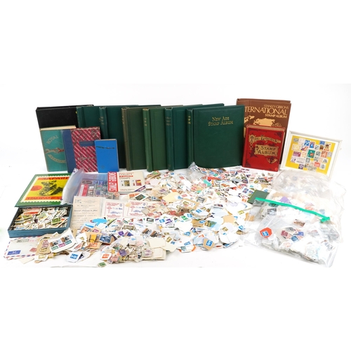 2239 - 19th century and later British and world stamps, some in albums and some in bags.