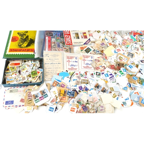 2239 - 19th century and later British and world stamps, some in albums and some in bags.