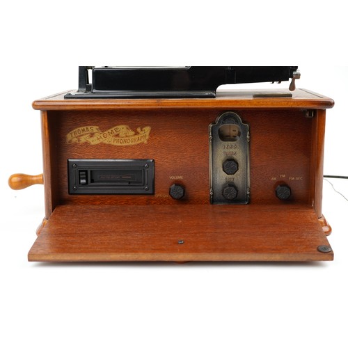 1037 - A retro Thomas Home Phonograph radio/cassette player