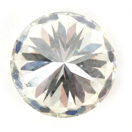 3021 - A lab grown solitaire diamond, approximately 3.35carat