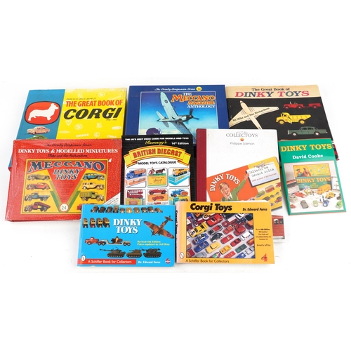 1160 - A collection of toy collector's guides including The Meccano Magazine Anthology, The Great Book of C... 