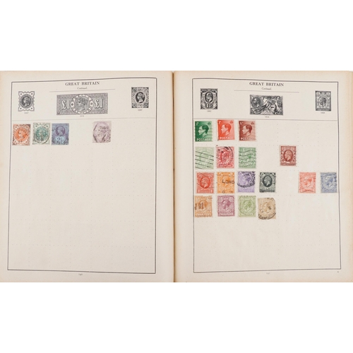 1331 - Three stamp albums containing 19th century and later British and world stamps to include Vatican Cit... 