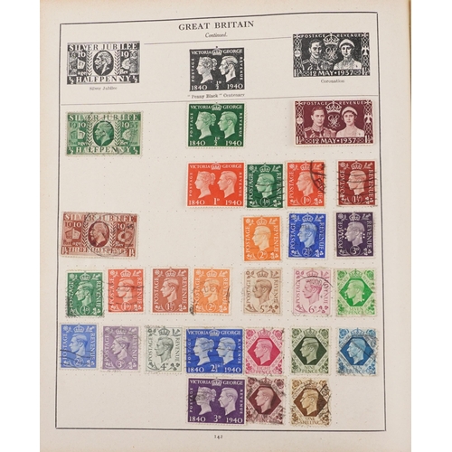 1331 - Three stamp albums containing 19th century and later British and world stamps to include Vatican Cit... 