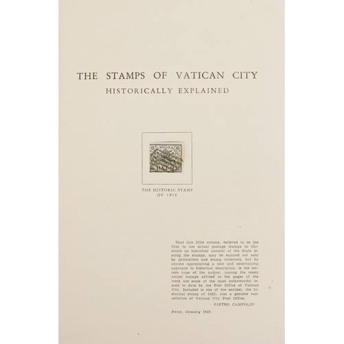 1331 - Three stamp albums containing 19th century and later British and world stamps to include Vatican Cit... 