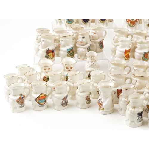  An extensive collection of crested china Toby jugs, approximately one hundred and eighty in total, i... 