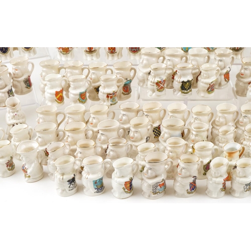  An extensive collection of crested china Toby jugs, approximately one hundred and eighty in total, i... 