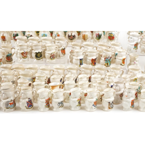  An extensive collection of crested china Toby jugs, approximately one hundred and eighty in total, i... 