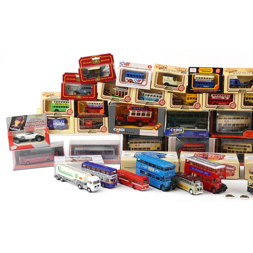 1157 - A collection of collector's diecast vehicles including Lledo, Corgi and Exclusive First Editions.