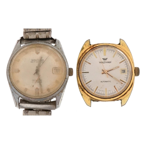 3717 - Waltham, two vintage gentlemen's self winding and automatic wristwatches.