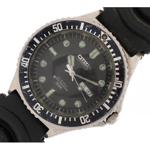 3414 - Citizen, a gentlemen's GN-4-5 automatic diver's wristwatch, 36mm in diameter.