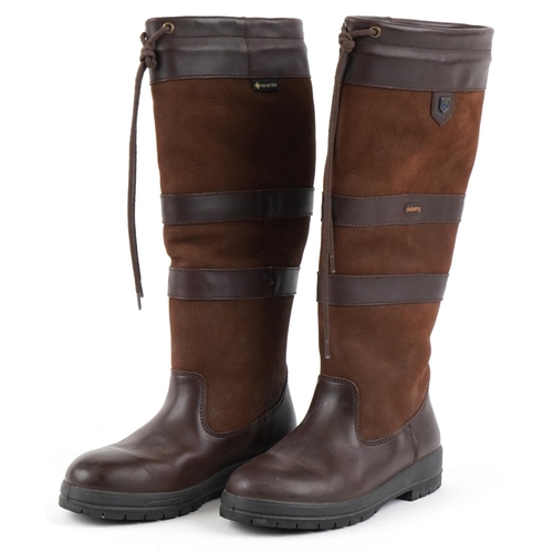 1171 - A pair of Dubarry Gore-tex brown leather and suede ladies boots, size 38.