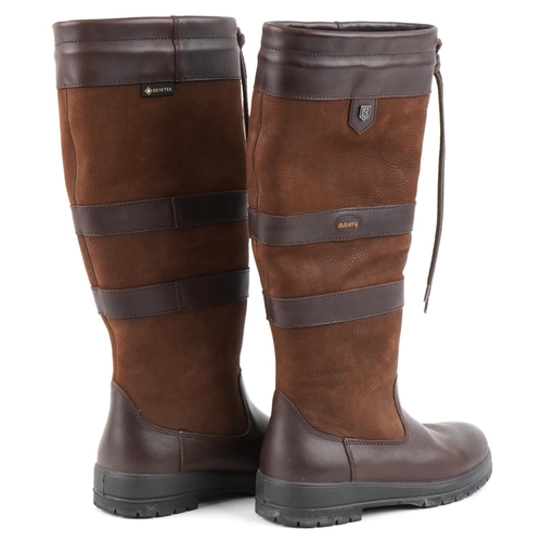 1171 - A pair of Dubarry Gore-tex brown leather and suede ladies boots, size 38.