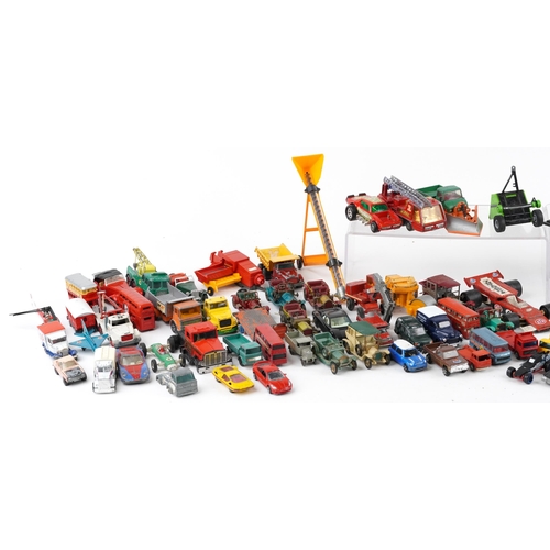 1159 - A large collection of vintage and later diecast vehicles including Dinky, Matchbox and Corgi.