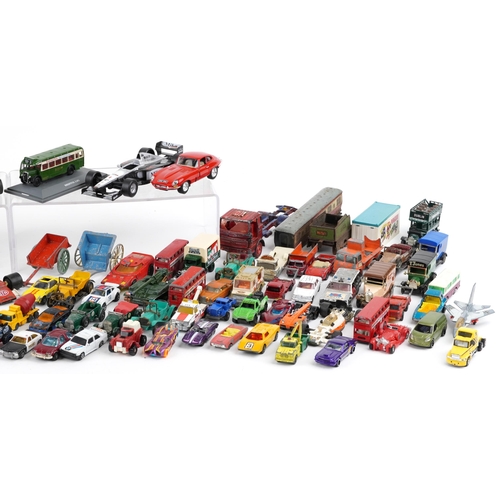 1159 - A large collection of vintage and later diecast vehicles including Dinky, Matchbox and Corgi.