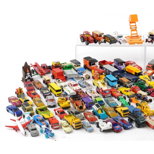 1159 - A large collection of vintage and later diecast vehicles including Dinky, Matchbox and Corgi.